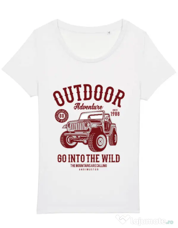 Tricou STANLEY STELLA dama Outdoor Adventure Alb