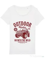 Tricou STANLEY STELLA dama Outdoor Adventure Alb