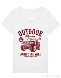 Tricou STANLEY STELLA dama Outdoor Adventure Alb