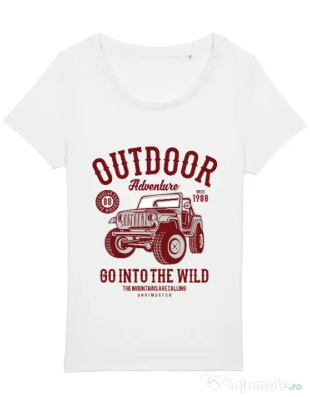 Tricou STANLEY STELLA dama Outdoor Adventure Alb