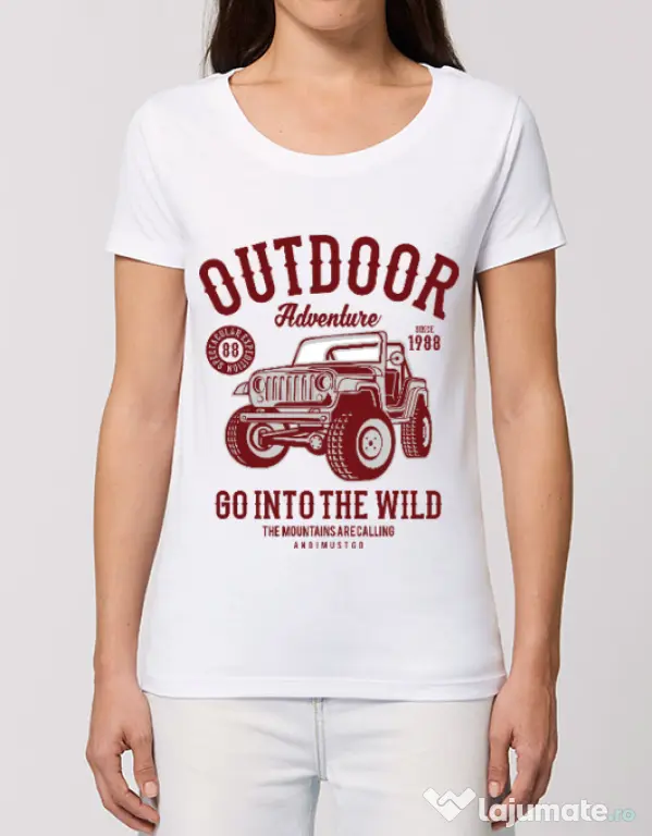 Tricou STANLEY STELLA dama Outdoor Adventure Alb