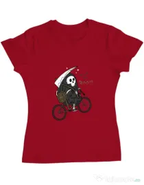 Tricou ADLER dama Back to Boo Rosu