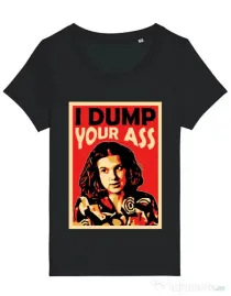 Tricou STANLEY STELLA dama I dump your ass Negru