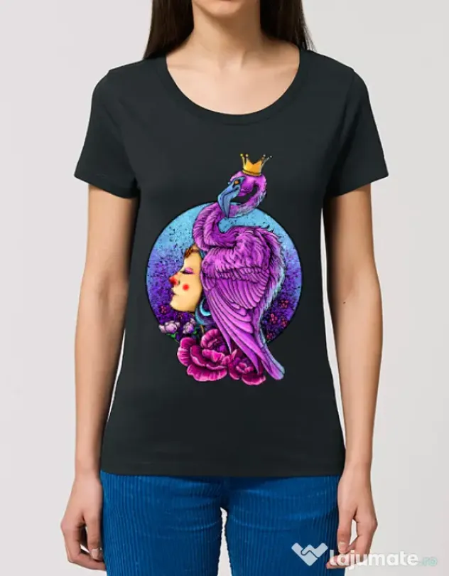 Tricou STANLEY STELLA dama Queen Negru