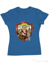 Tricou ADLER dama The Barbarian Albastru azuriu