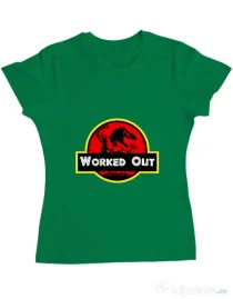 Tricou ADLER dama Worked Out Verde mediu