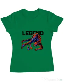 Tricou ADLER dama LEGEND Verde mediu