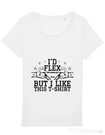 Tricou STANLEY STELLA dama I like this tshirt Alb