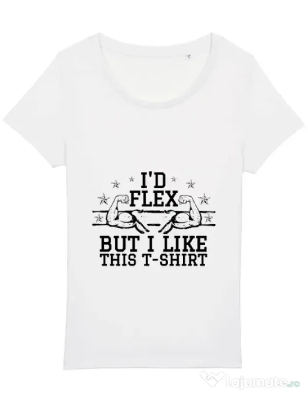 Tricou STANLEY STELLA dama I like this tshirt Alb