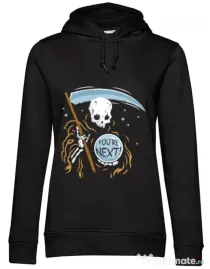 Hoodie dama cu gluga You re next Negru