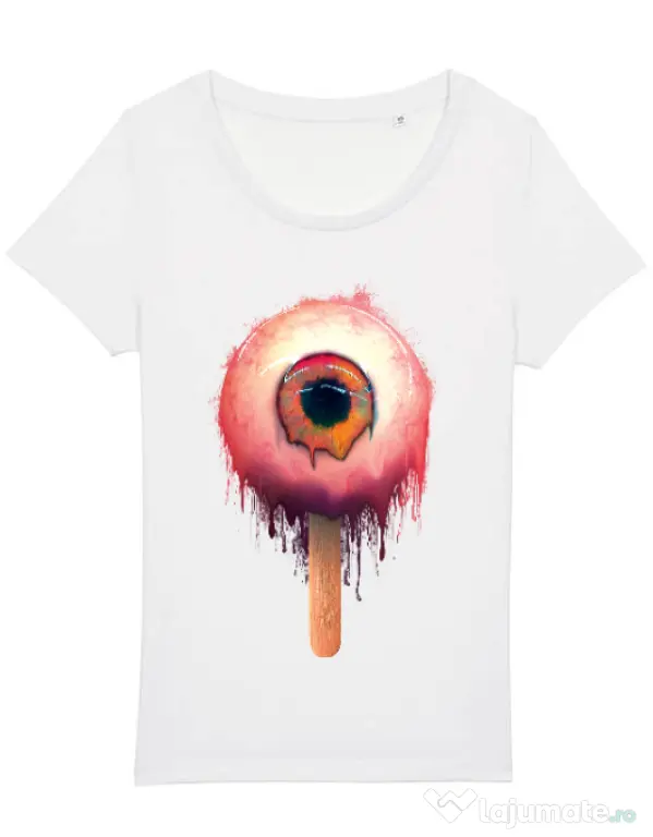 Tricou STANLEY STELLA dama Eyesicle Alb