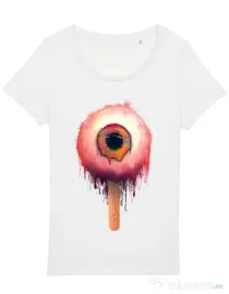Tricou STANLEY STELLA dama Eyesicle Alb