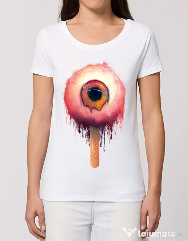 Tricou STANLEY STELLA dama Eyesicle Alb