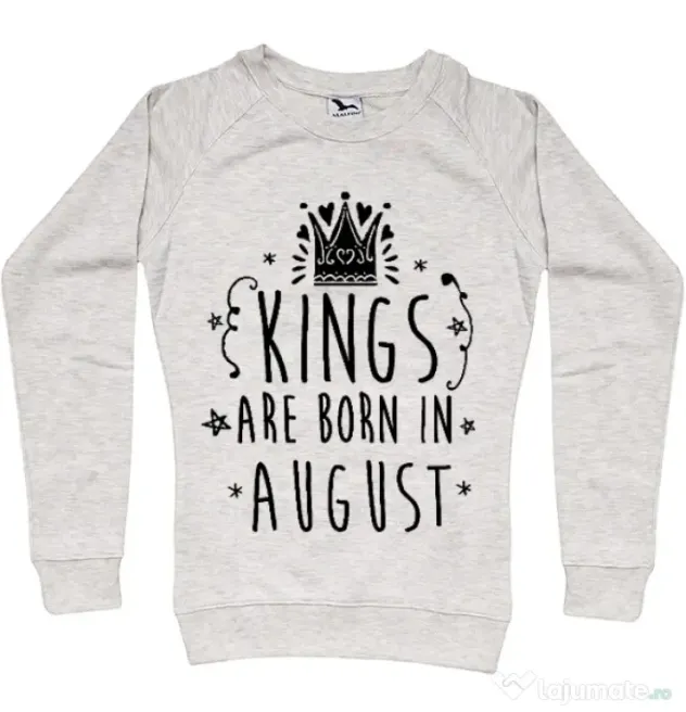 Bluza ADLER dama Kings are born in August Migdala melanj