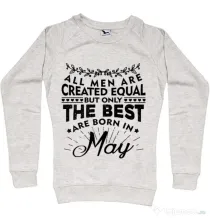 Bluza ADLER dama The best men are born in May Migdala melanj
