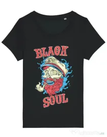 Tricou STANLEY STELLA dama Black soul Negru