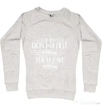 Bluza ADLER dama Believe in something Migdala melanj