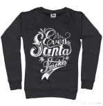 Bluza ADLER dama Even santa smokes Negru melanj