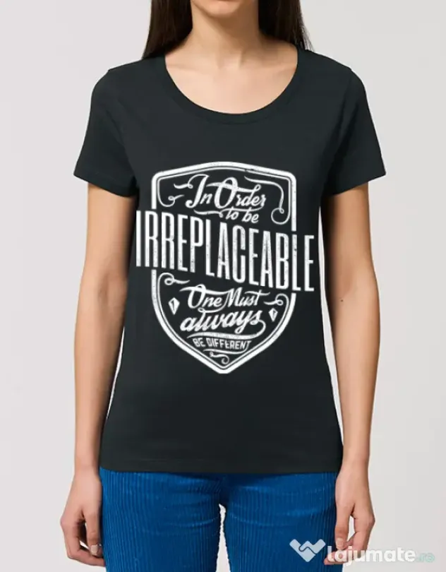 Tricou STANLEY STELLA dama Irreplaceable Negru