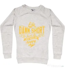 Bluza ADLER dama Life is so damn short Migdala melanj