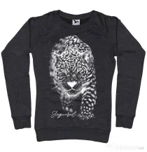 Bluza ADLER dama Jaguarul Alb Negru melanj