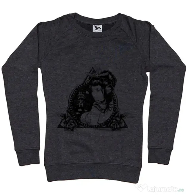 Bluza ADLER dama Oriental vibes Negru melanj