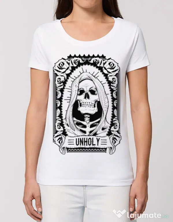 Tricou STANLEY STELLA dama Unholy Alb