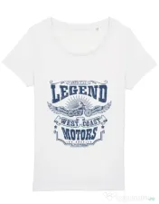 Tricou STANLEY STELLA dama West coast motors Alb