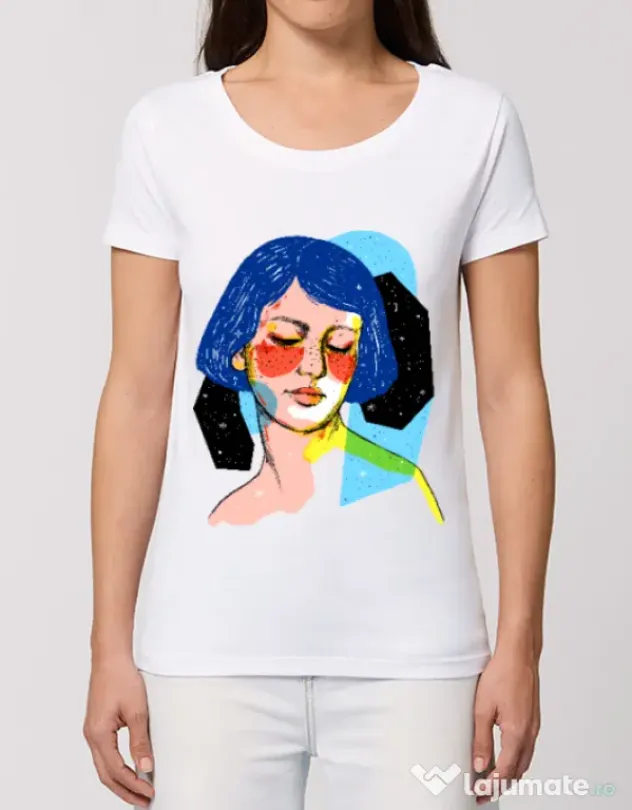 Tricou STANLEY STELLA dama Dreamy girl Alb