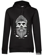Hoodie dama cu gluga Kult Negru