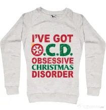 Bluza ADLER dama Obsessive Christmas Disorder Migdala melanj