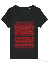 Tricou STANLEY STELLA dama Greetings Negru
