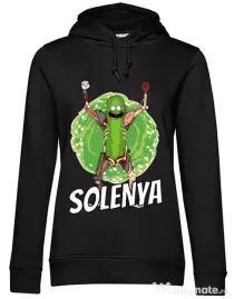 Hoodie dama cu gluga Solenya Negru