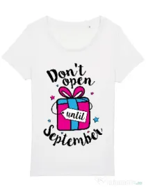 Tricou STANLEY STELLA dama Dont open until September Alb