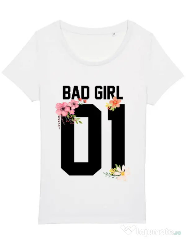 Tricou STANLEY STELLA dama Bad girl Alb