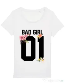 Tricou STANLEY STELLA dama Bad girl Alb