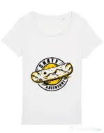 Tricou STANLEY STELLA dama Skate adventure Alb