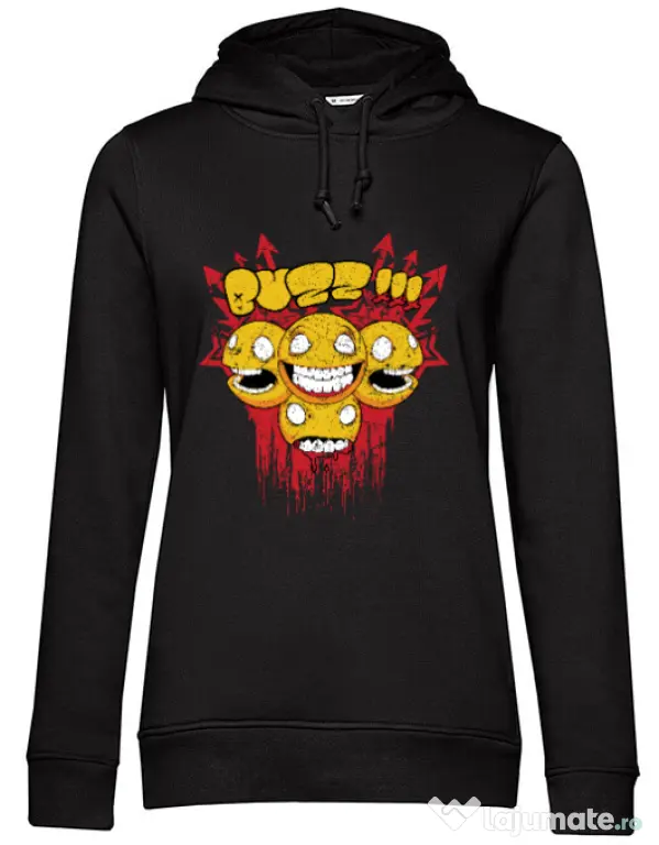 Hoodie dama cu gluga Buzz Negru
