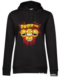 Hoodie dama cu gluga Buzz Negru