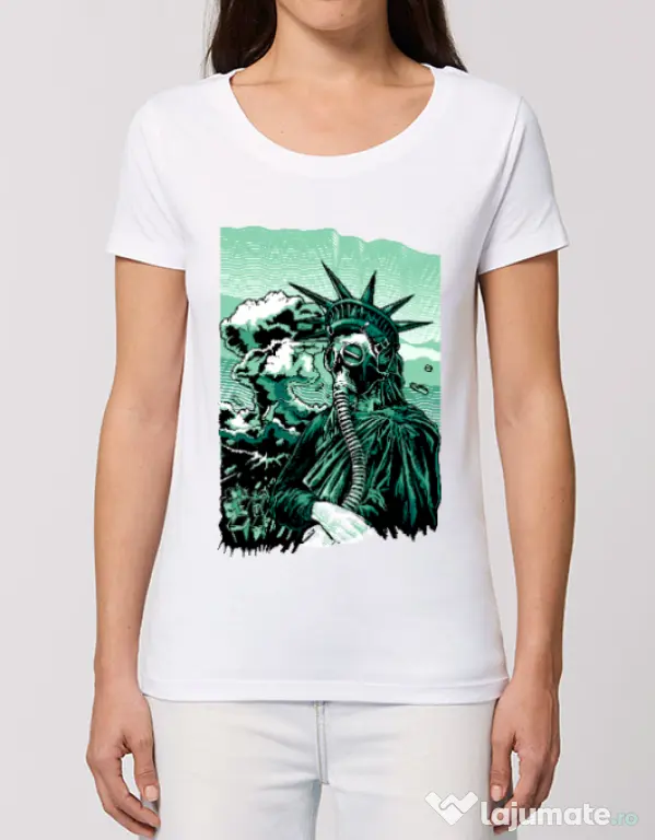 Tricou STANLEY STELLA dama Save the liberty Alb