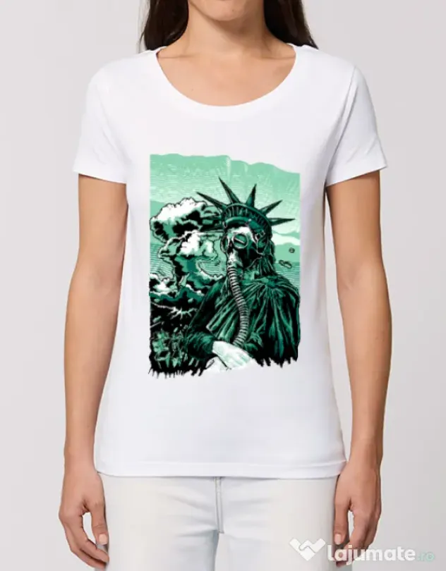 Tricou STANLEY STELLA dama Save the liberty Alb