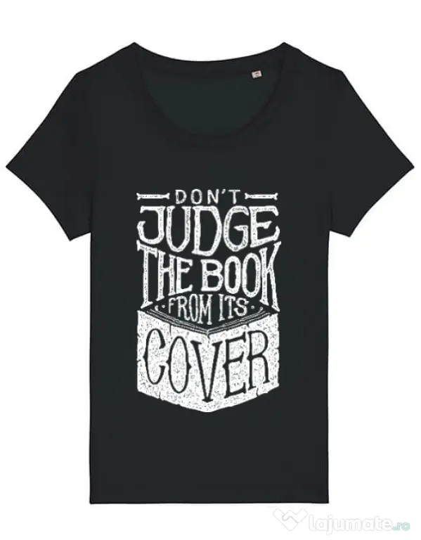 Tricou STANLEY STELLA dama Book cover Negru