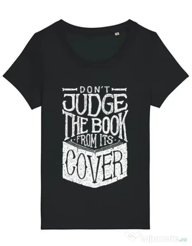 Tricou STANLEY STELLA dama Book cover Negru