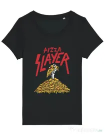 Tricou STANLEY STELLA dama Pizza slayer Negru