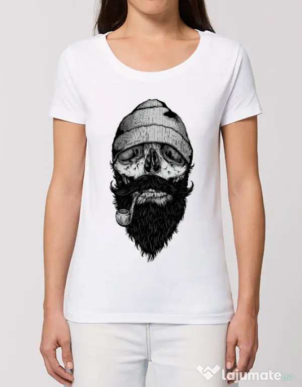 Tricou STANLEY STELLA dama Bone sailor Alb
