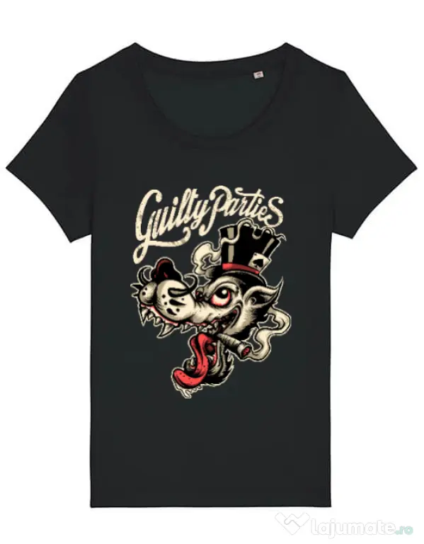 Tricou STANLEY STELLA dama Guilty parties Negru