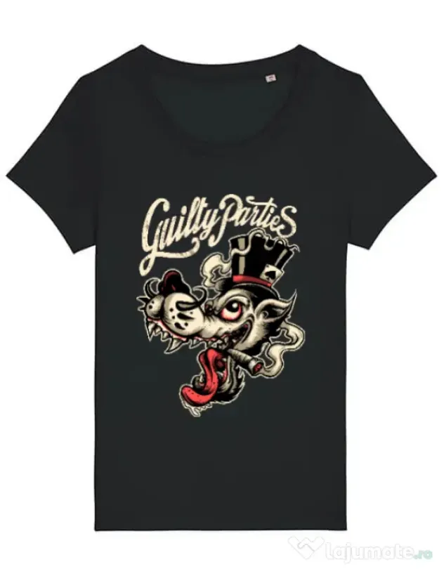 Tricou STANLEY STELLA dama Guilty parties Negru