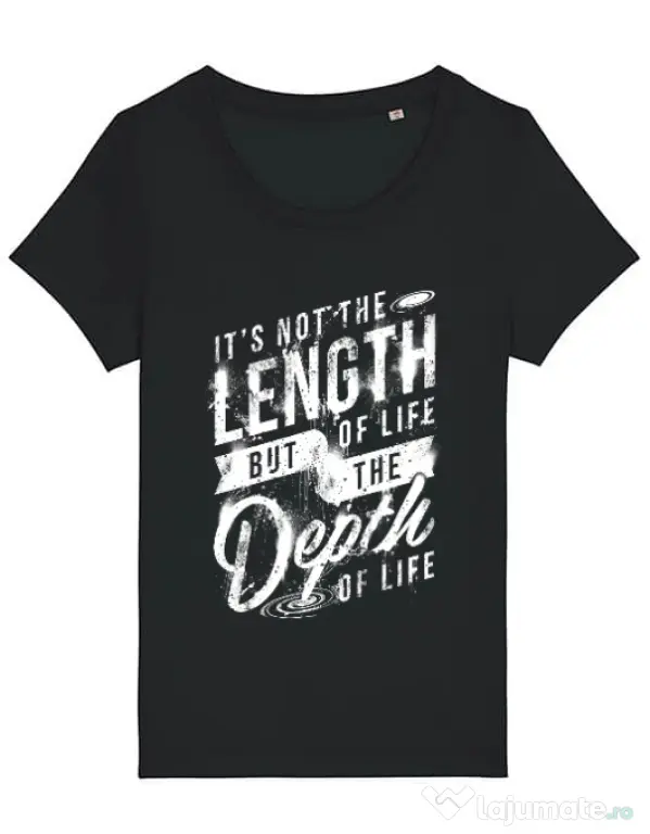 Tricou STANLEY STELLA dama Depth of life Negru