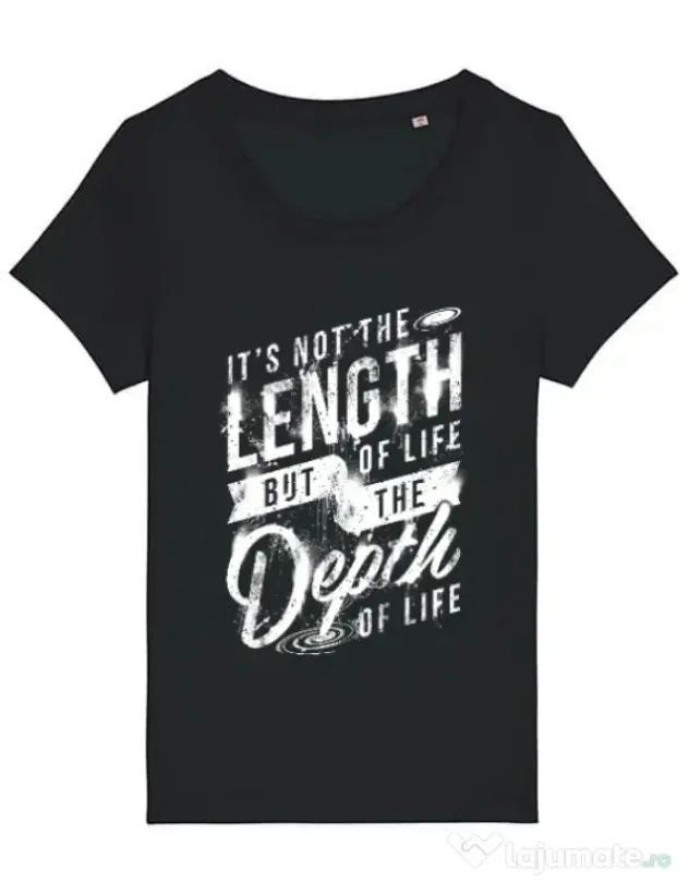 Tricou STANLEY STELLA dama Depth of life Negru