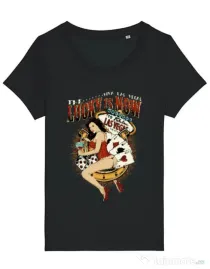 Tricou STANLEY STELLA dama The lucky is now Negru